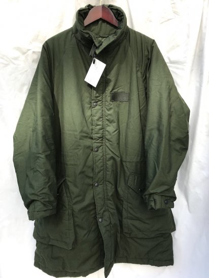 90's Vintage Swedish Army M90 Insulation Coat Good Condition Olive 180-75