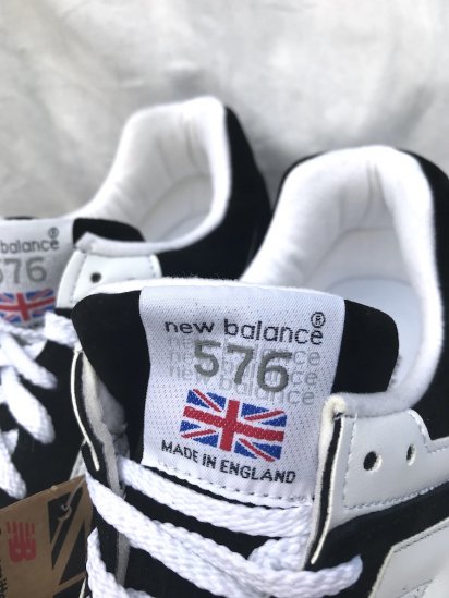New Balance 576 Made in England Black × White - ILLMINATE Official Online  Shop
