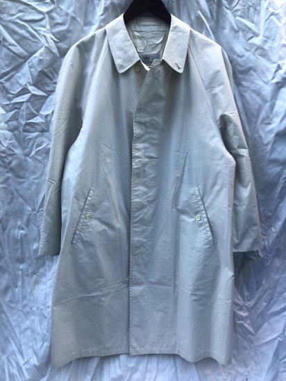 90's Old Aquascutum Balmacaan Coat Made in ENGLAND White
