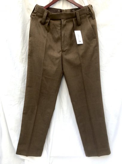 Dead Stock British Army All Ranks Barrack Dress Trousers Brown