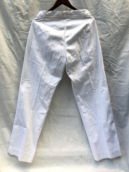 60's Vintage Royal Navy White Drill Trousers