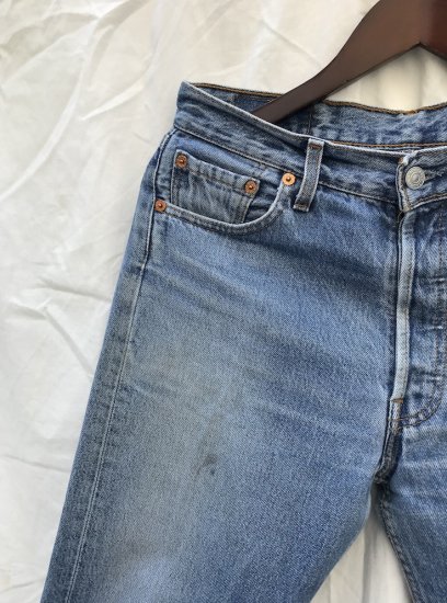 90's～Old LEVIS 501 Denim Pants Made In France - ILLMINATE