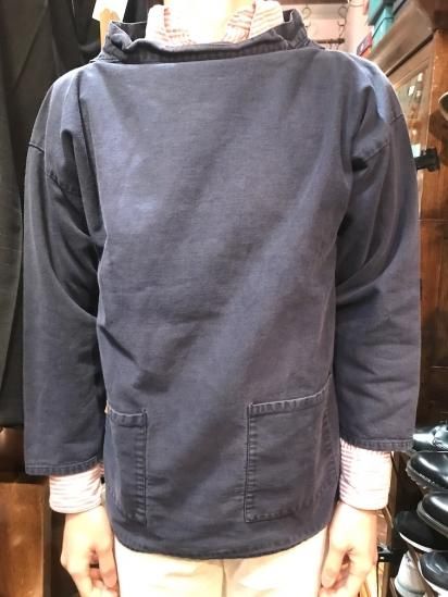 made in england vintage fisherman smock