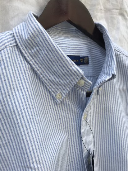 Ralph Lauren Oxford Button Down Shirt “XB size” Big Shirts Sax 