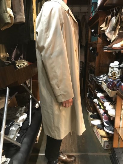 90's Old GRENFELL Balmacaan Coat Made in ENGLAND Good Condition