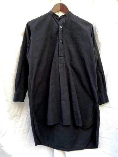 40s Vintage Royal Navy Officer Shirts Black Over Dyed / 3
