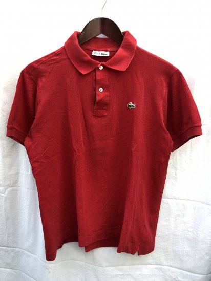 80s ~ 90's  Vintage Lacoste Polo Shirts Made in France / 30