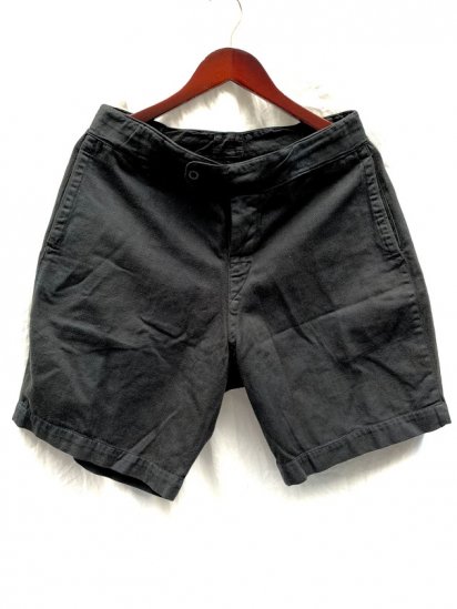 60's Vintage British Army PT (Physical Training) Shorts Black Over Dyed / 1

