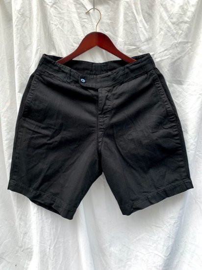 60's Vintage British Army PT (Physical Training) Shorts Black Over Dyed / 2

