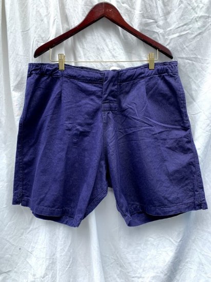 50's Vintage British Army PT (Physical Training) Shorts Navy