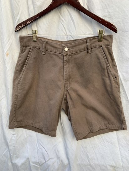 <img class='new_mark_img1' src='https://img.shop-pro.jp/img/new/icons50.gif' style='border:none;display:inline;margin:0px;padding:0px;width:auto;' />90's∼ Old GAP Cotton Duck Shorts Brown 




