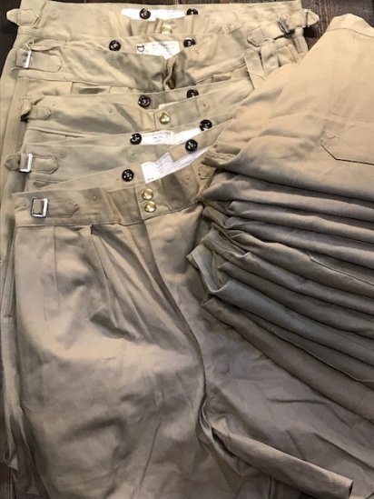 50's Vintage Dead Stock Australian Army Khaki Drill Shorts