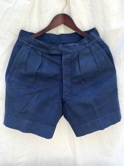 <img class='new_mark_img1' src='https://img.shop-pro.jp/img/new/icons50.gif' style='border:none;display:inline;margin:0px;padding:0px;width:auto;' />60's Vintage Royal Navy Drill Shorts 