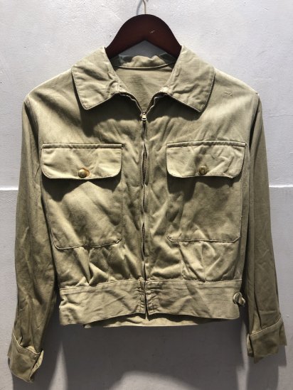 1952 Dated 50's Vintage Australian Army Khaki Drill Jacket