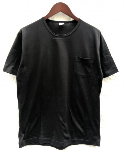 Gicipi Cotton Jersey Pocket Tee MADE IN ITALY Black