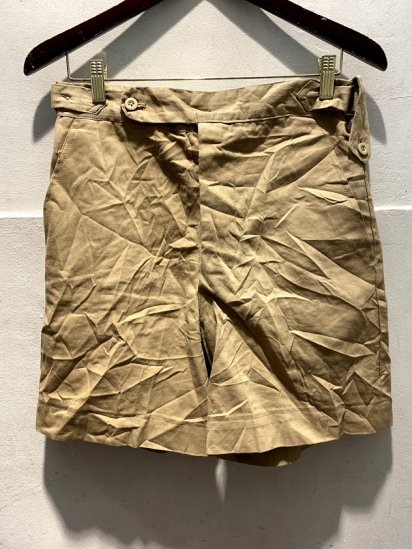 ~80's Vintage Dead Stock British Army Flat Front Khaki Drill Shorts W∼30 / 2
