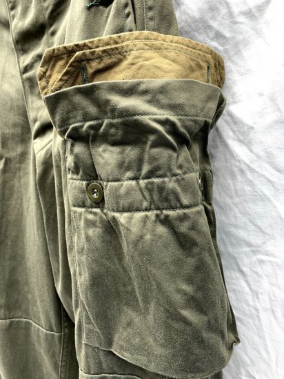 60's Vintage Dead Stock French Army M64 Cargo Pants 