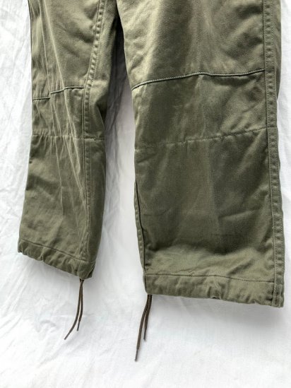 60's Vintage Dead Stock French Army M64 Cargo Pants 