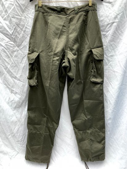 60's Vintage Dead Stock French Army M64 Cargo Pants 