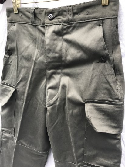 60's Vintage Dead Stock French Army M64 Cargo Pants 