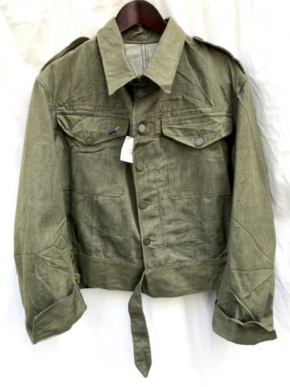 50's Vintage Dead Stock British Army Battle Dress Uniform Green ...