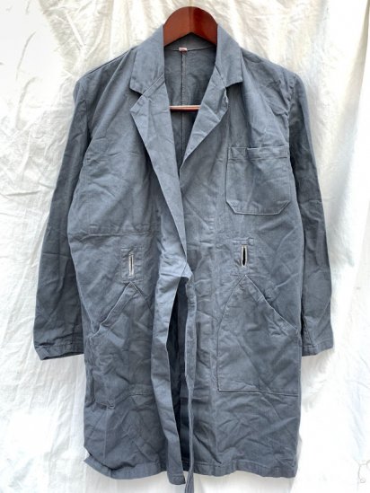 60's Vintage Au Molinel Tilocken Work Coat Gray - ILLMINATE 