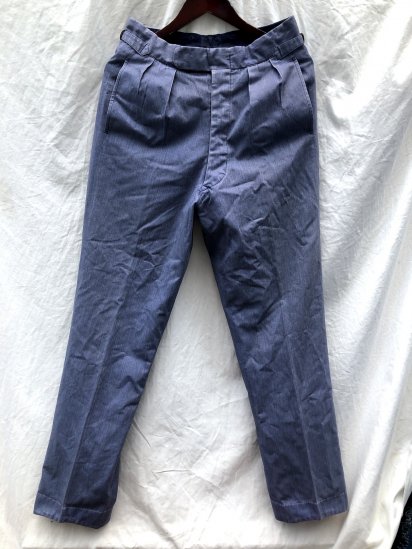 50's Vintage Royal Navy Bespoke Trousers by Gieves 