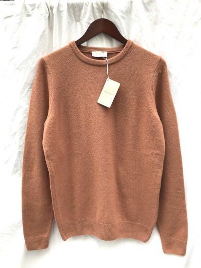 John Smedley Merino Wool x Cashmere Knit PULLOVER Made in England Camel