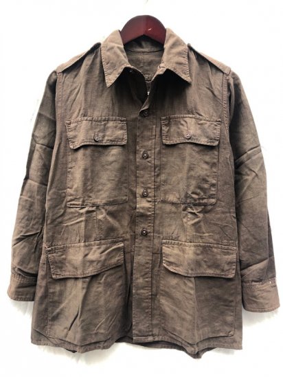 <img class='new_mark_img1' src='https://img.shop-pro.jp/img/new/icons50.gif' style='border:none;display:inline;margin:0px;padding:0px;width:auto;' />40's Vintage British Indian Army Bush Jacket 