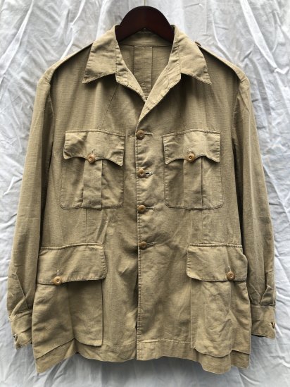 40's ~ Vintage British Army Bush Jacket Khaki - ILLMINATE Official ...