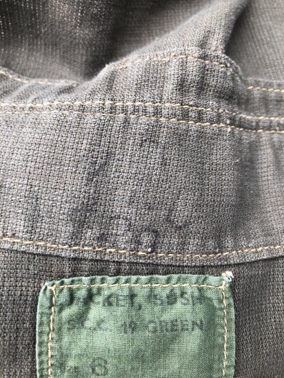 Dated 's Vintage British Army Bush Jacket "S.C.C  Green