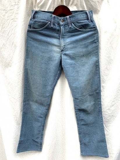 70's Vintage LEVI'S 519 Corduroy Pants Made In USA Light Blue









