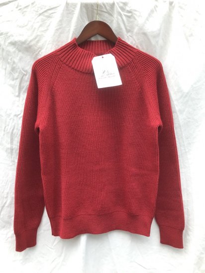 Vincent et Mireille 8GG AZE Knit Turtle Neck Sweater Red
