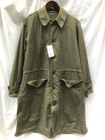 <img class='new_mark_img1' src='https://img.shop-pro.jp/img/new/icons50.gif' style='border:none;display:inline;margin:0px;padding:0px;width:auto;' />60-70's Vintage Norwegian Military Cotton Poplin Over Coat/3