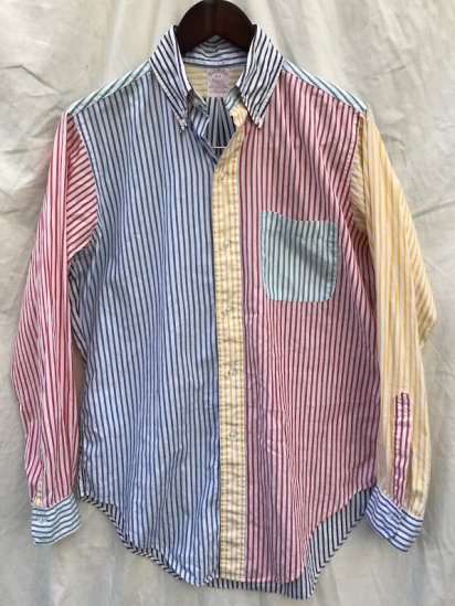 70's Vintage Brooks Brothers 6 Button Front Fun Color Button Down 