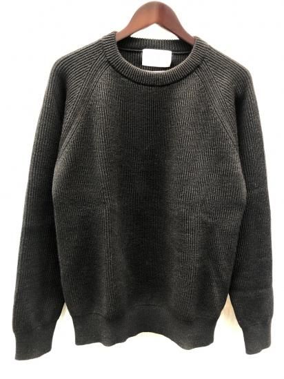 Vincent et Mireille 8GG AZE Knit Crew Neck Sweater Black Vincent et Mireille 8GG AZE Knit Crew Neck Sweater Black