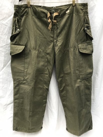 70-80's Vintage Canadian Army Windproof Over Trousers

