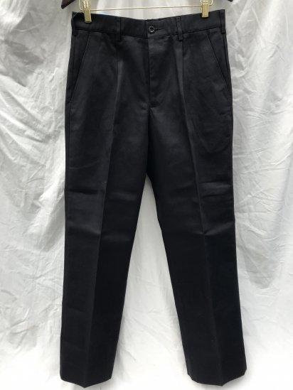 70-80's Vintage Dead Stock 1 Tuck Pleated Front UK Police Trousers by Turner Virr & Co.Ltd