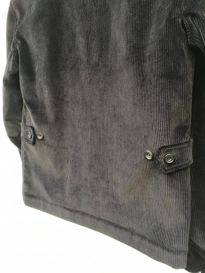 SEH KELLY Work Jacket in Heavy Corduroy Made in ENGLAND Nearly Black -  ILLMINATE Official Online Shop