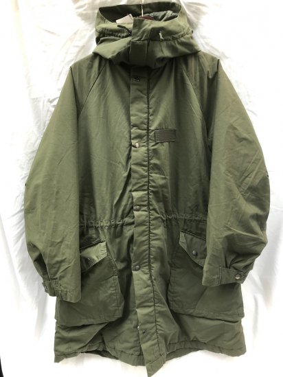 80s ~ 90's Vintage Swedish Army M90 Insulation Coat  Olive / 1