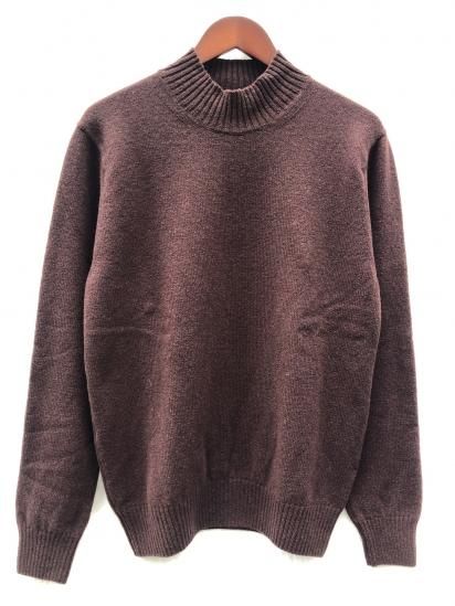 plain high neck sweater