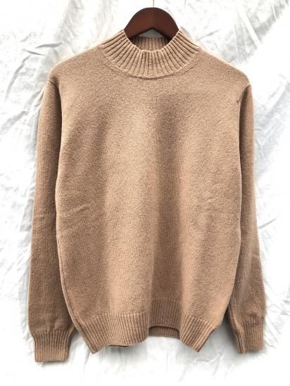 plain high neck sweater