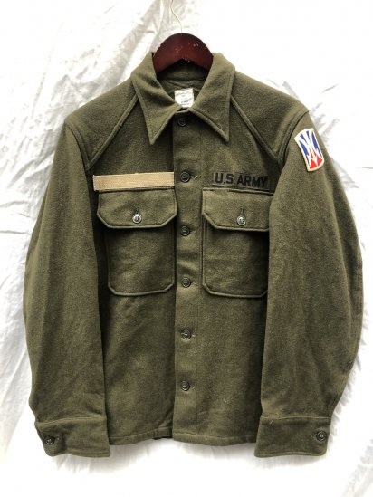 60's Vintage Dead Stock US Army Cold Weather Wool Field Shirts