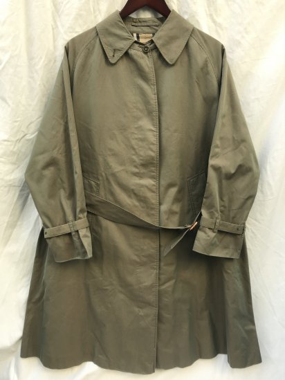 70-80's Vintage Burberrys' Ws Rider Coat 1 Piece Raglan Sleeve 