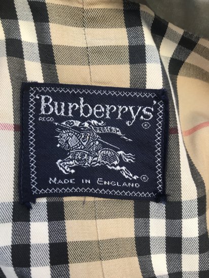 70-80's Vintage Burberrys' Ws Rider Coat 1 Piece Raglan Sleeve 
