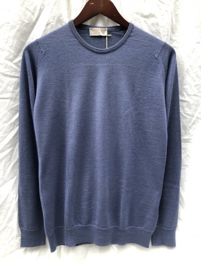<img class='new_mark_img1' src='https://img.shop-pro.jp/img/new/icons50.gif' style='border:none;display:inline;margin:0px;padding:0px;width:auto;' />John Smedley Casmere x Silk Crew Neck Knit 