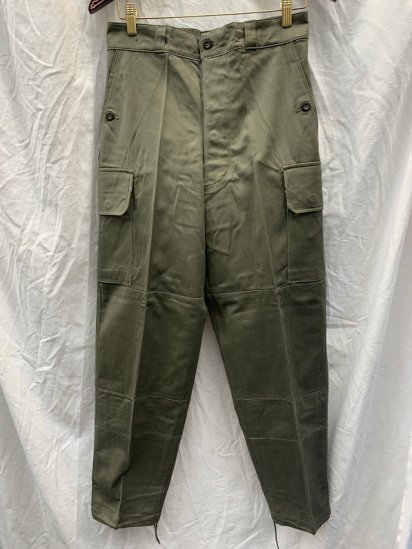 60's Vintage Dead Stock French Army M64 Cargo Pants (SIZE : 76C