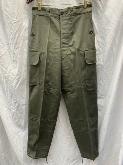 60's Vintage Dead Stock French Army M64 Cargo Pants (SIZE : 76C)
