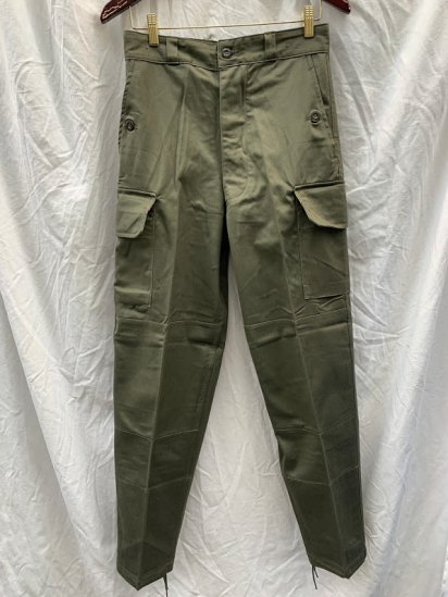 70's Vintage Dead Stock French Army M64 Cargo Pants 