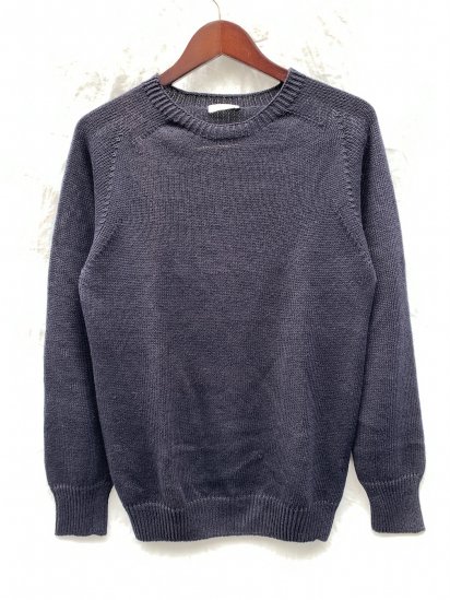 <img class='new_mark_img1' src='https://img.shop-pro.jp/img/new/icons50.gif' style='border:none;display:inline;margin:0px;padding:0px;width:auto;' />MARGARET HOWELL Linen x Cotton Knit Crew Neck Pullover Made in U.K